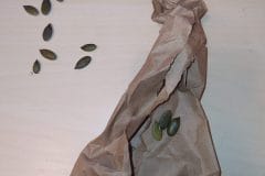 Ajout de quelques friandises, ici des graines de courge