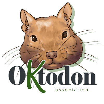 Logo de l'association Oktodon, spécialisée dans les octodons